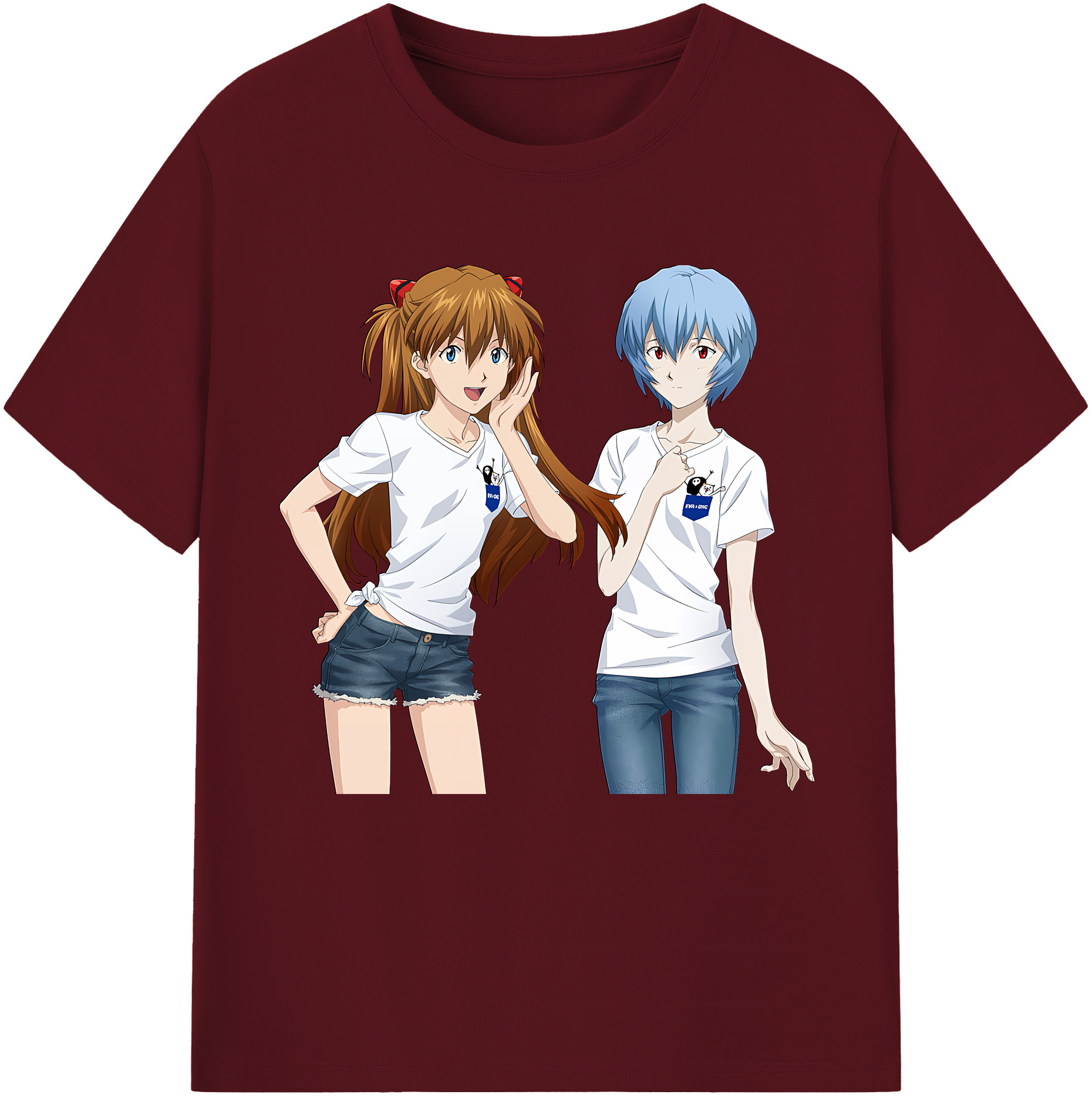 （画像用） EVA 新世紀エヴァンゲリオン 綿100％半袖Tシャツ（フロントプリント）